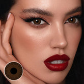 Lentes protésicas de color marrón oscuro Bramble